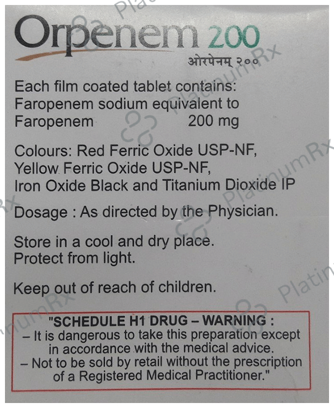 Orpenem 200 Tablet