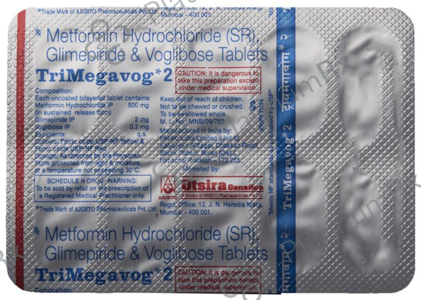 Trimegavog 2 Tablet SR 10 tablets
