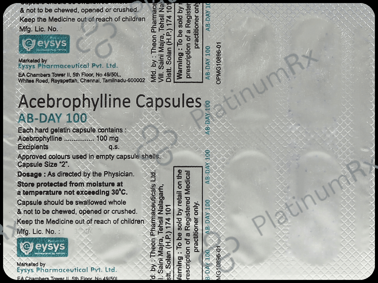 AB Day 100mg Capsule 10s