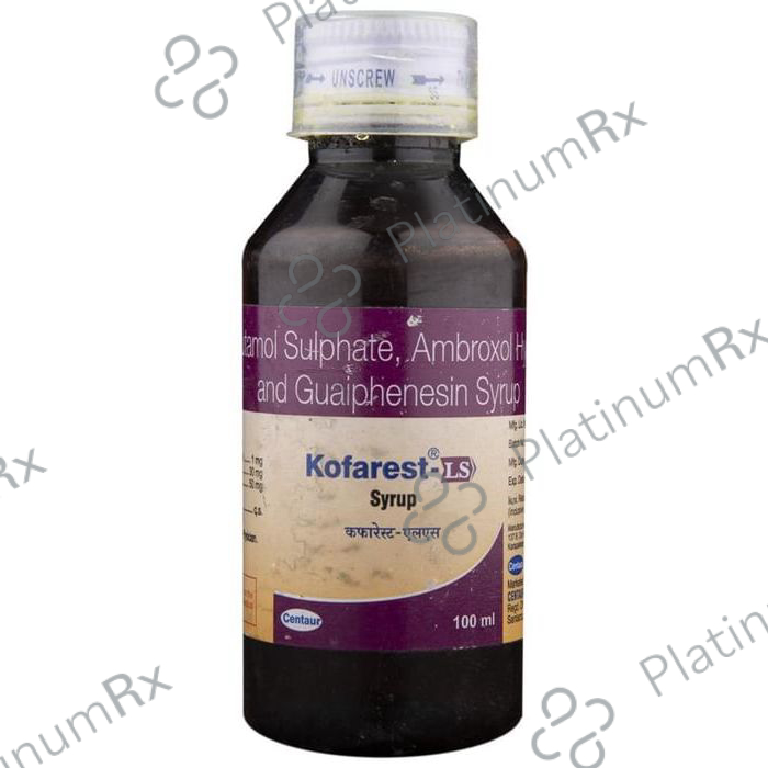 Kofarest LS 15/50/1mg Syrup 100ml