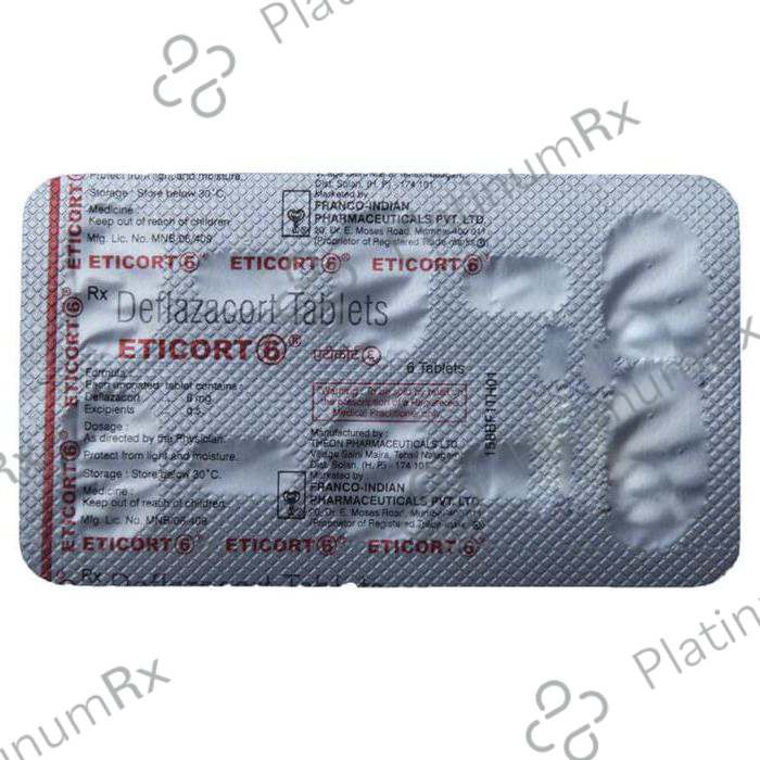 Eticort 6mg Tablet 6s
