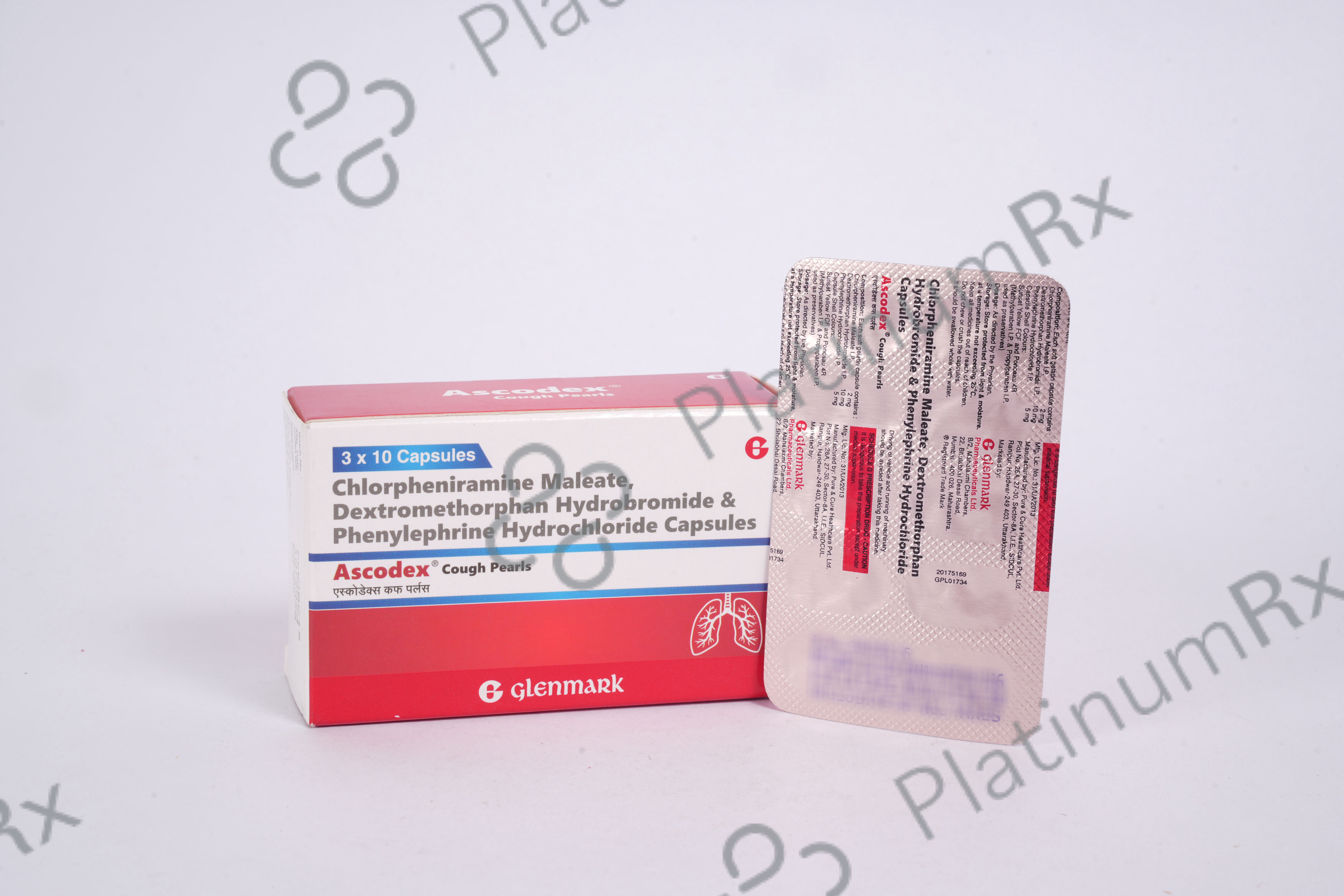 Ascodex Cough Pearls 5/2/10mg Capsule 10s