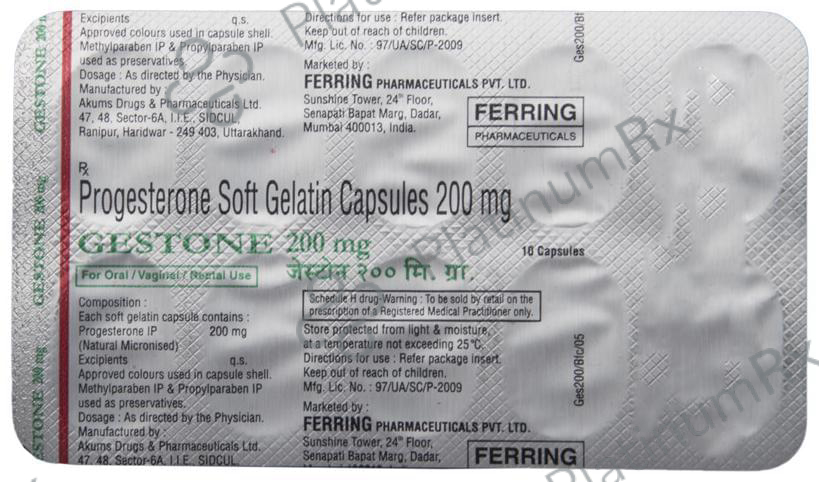 Gestone 200mg Capsule