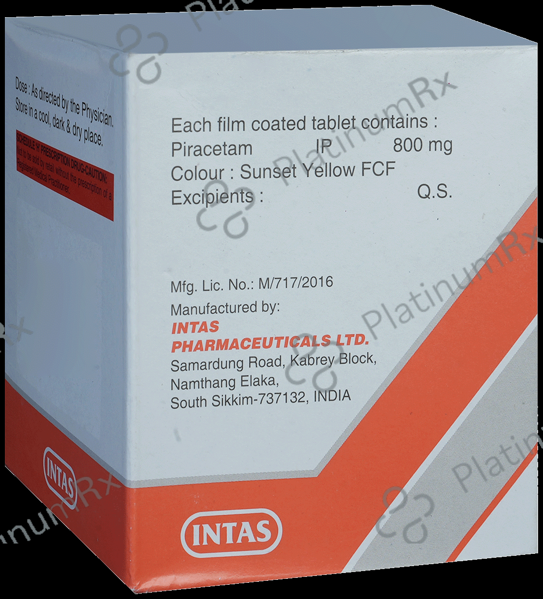 Cerecetam 800mg Tablet 10s