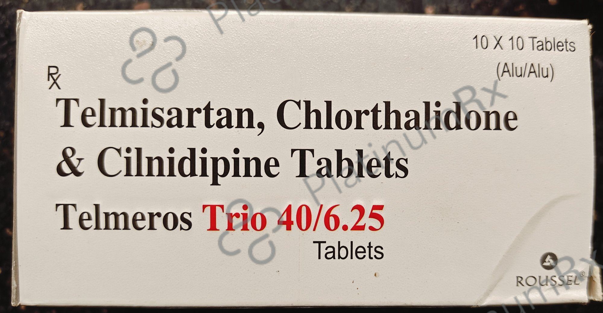 Telmeros Trio 6.25/10/40mg Tablet 10s