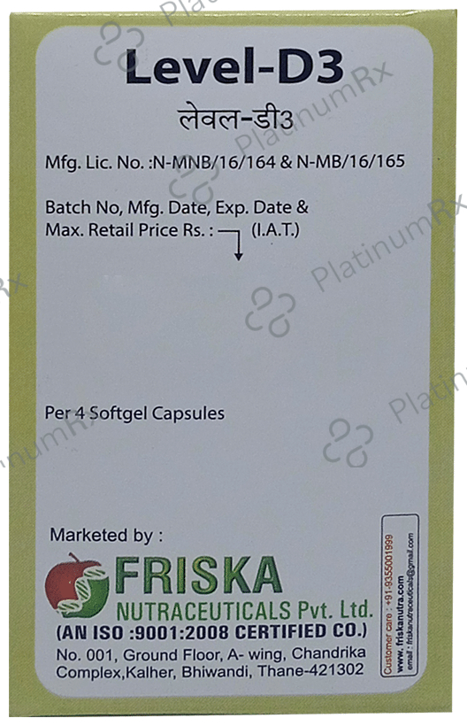 Level-D3 Softgel Capsule