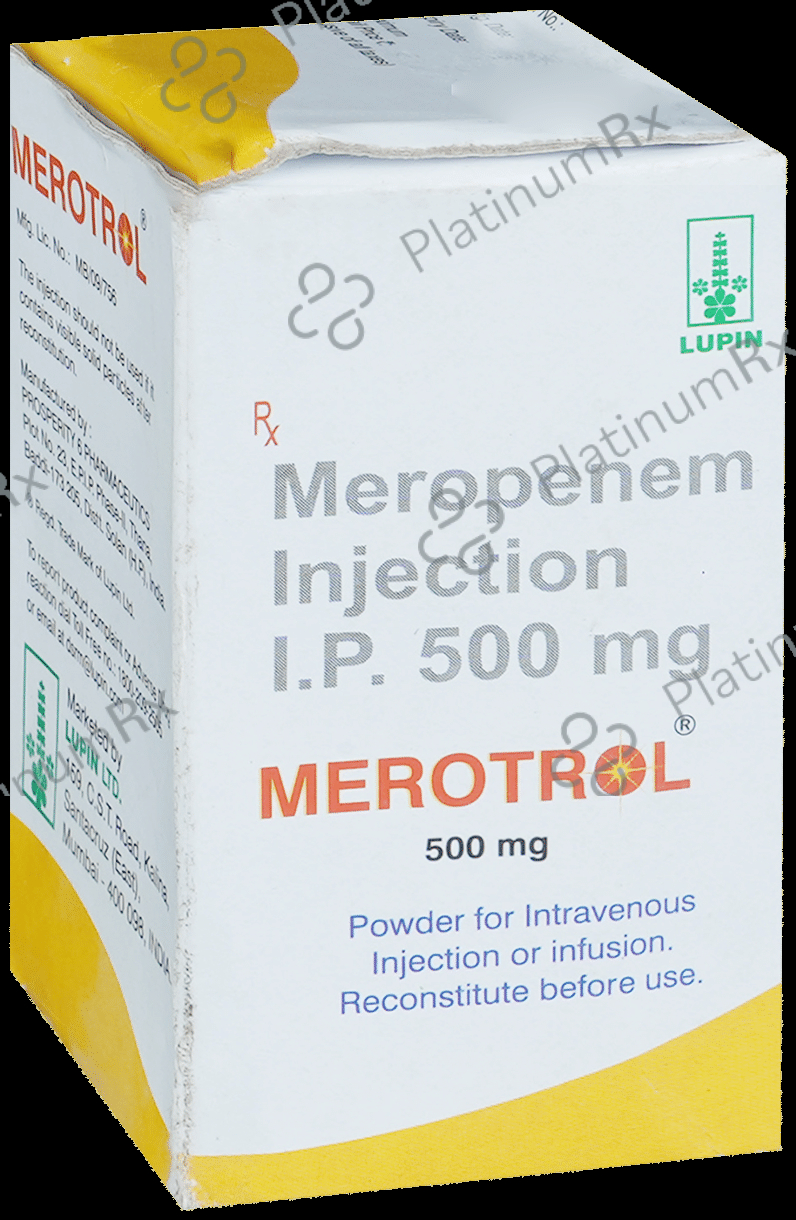 Merotrol 500mg Injection 1s