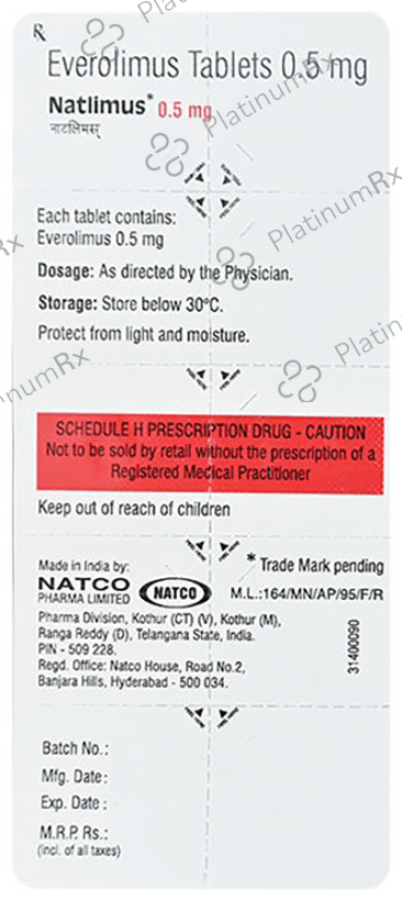 Natlimus 0.5mg Tablet