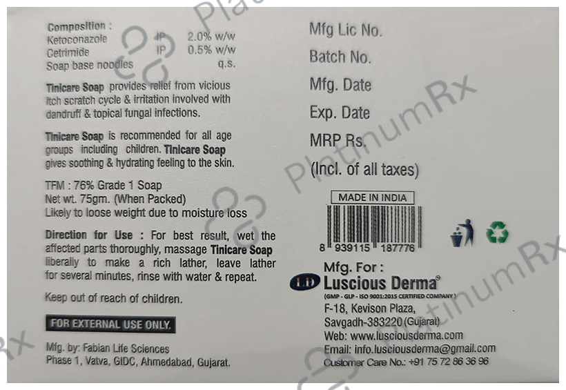 Tinicare Soap