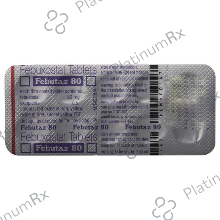 Febutaz 80mg Tablet 10s