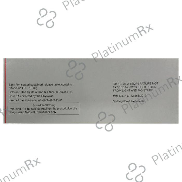 Calcigard Retard 10mg Tablet 10s