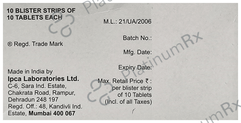 Vinicor D 50/12.5mg Tablet 10s