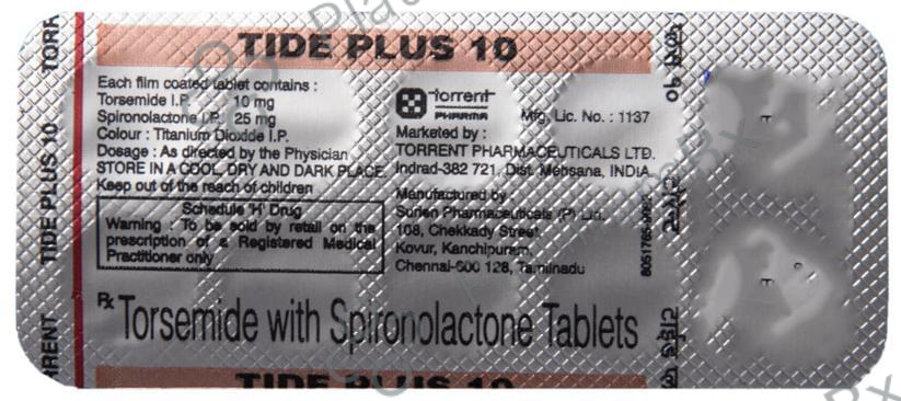 Tide Plus 10/25mg Tablet 10s