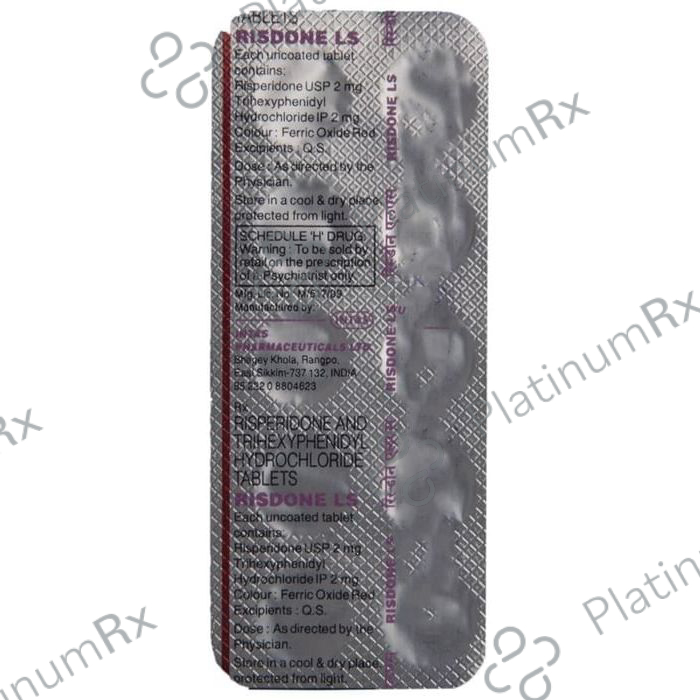 Risdone LS 2/2mg Tablet 10s