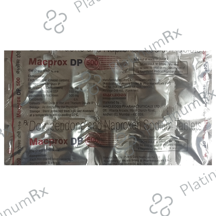 Macprox DP 10/500mg Tablet 10s