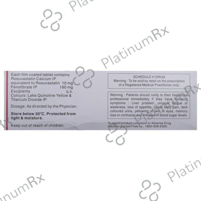 Novastat TG 10 160/10mg Tablet 15s