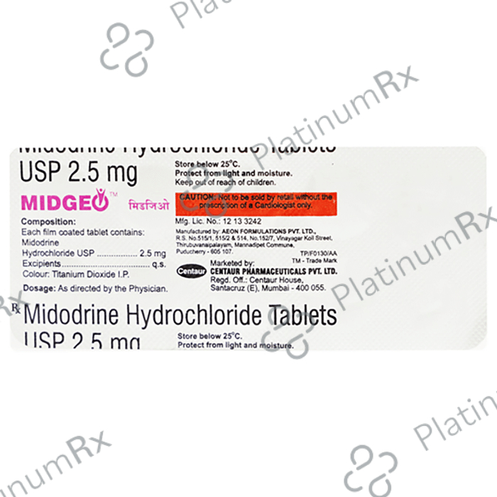 Midgeo Tablet 10s