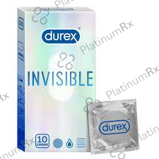 Durex Invisible Super Ultra Thin Condom 10s