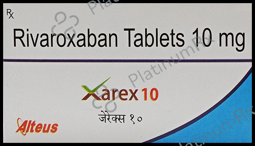 Xarex 10mg Tablet 15 Tablet