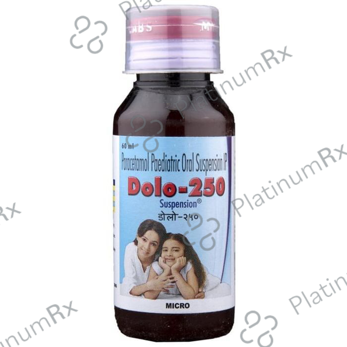 Dolo 250mg Oral Suspension 60ml