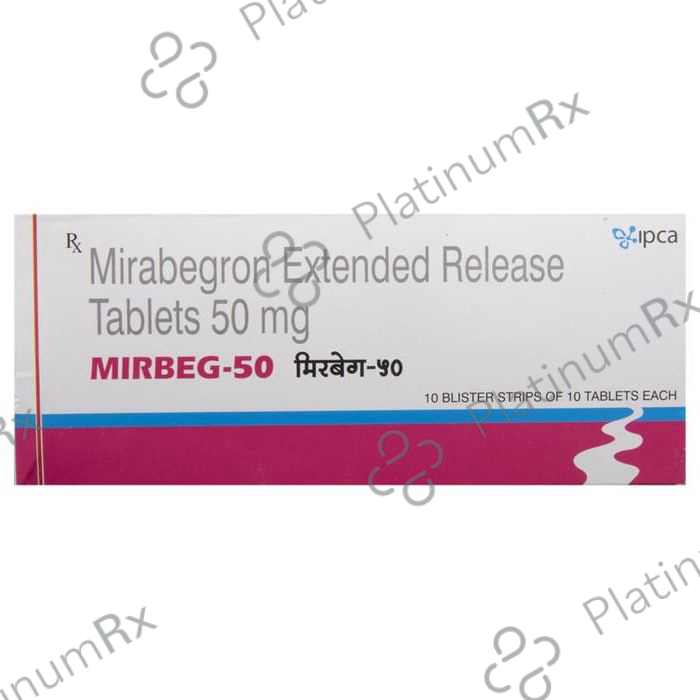 Mirbeg 50mg Tablet ER 10s