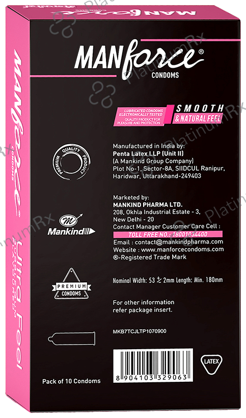 Manforce Ultra Feel Bubblegum Condom 10s