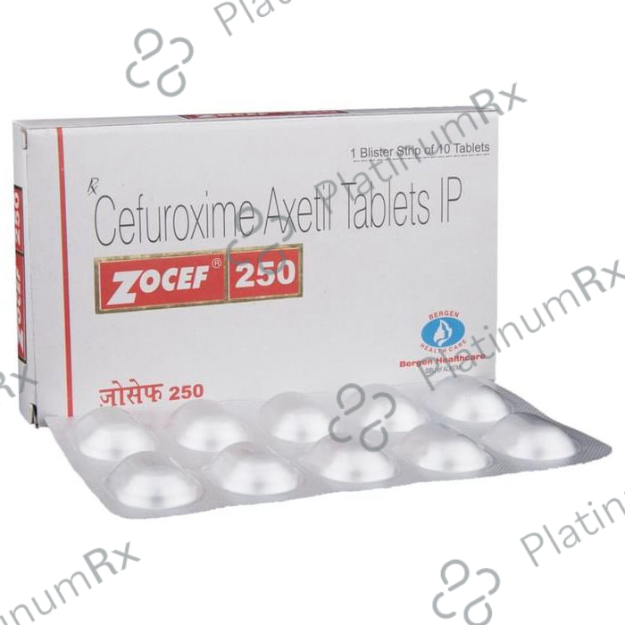 Zocef 250mg Tablet 10s