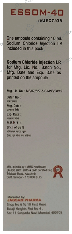 Essom 40mg Injection