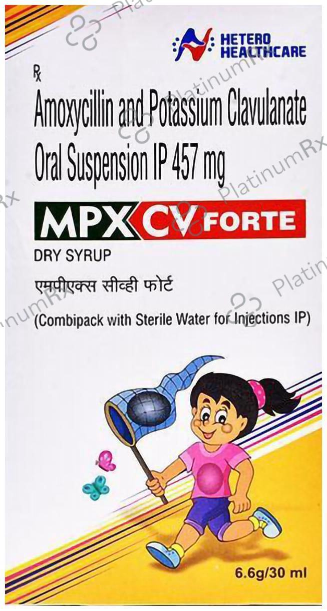 Mpx CV Forte 400/57mg Dry Syrup 30ml