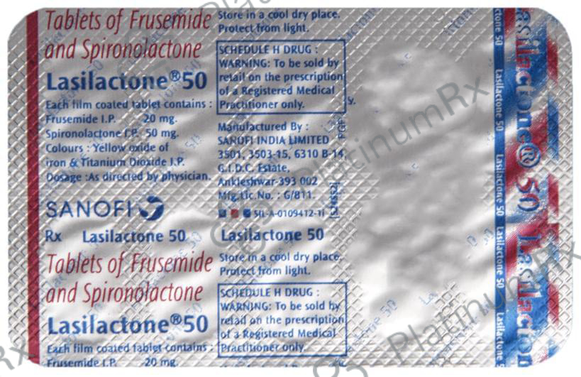 Lasilactone 20/50mg Tablet 10s