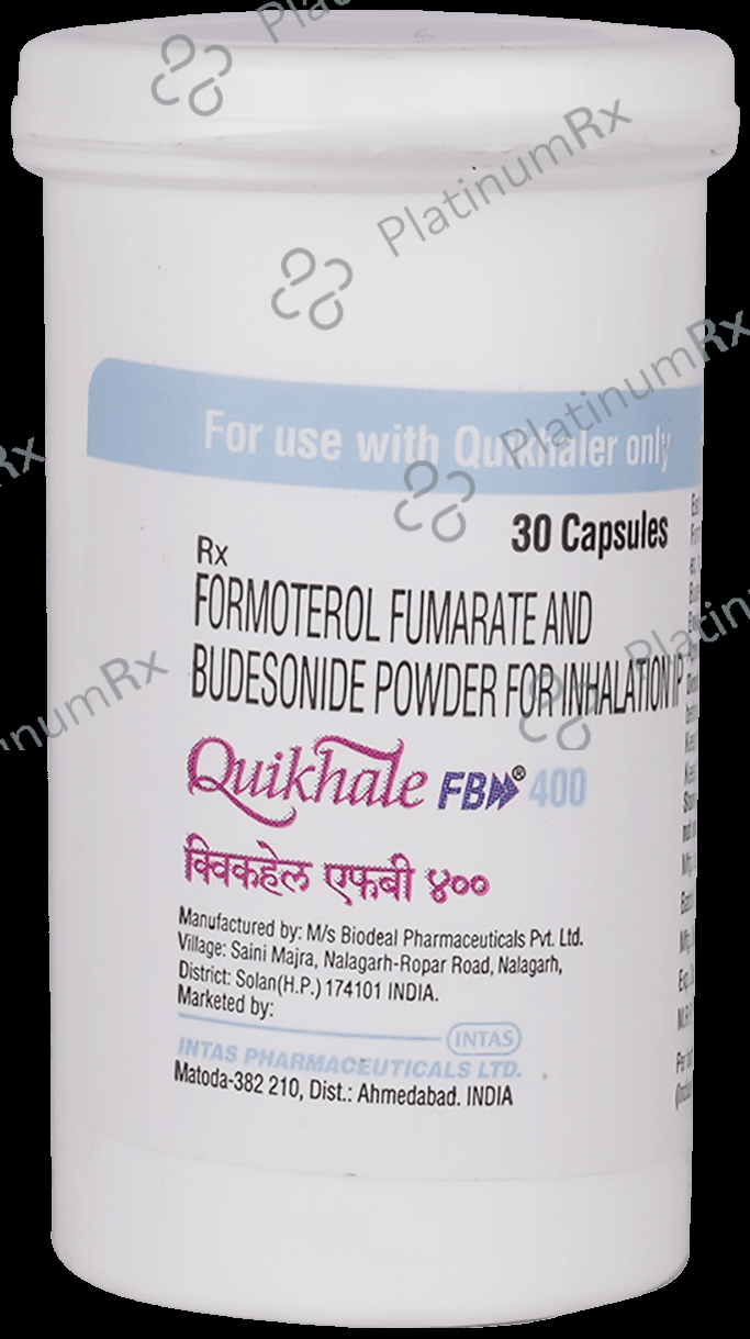 Quikhale FB 400/6mcg Capsule 30s