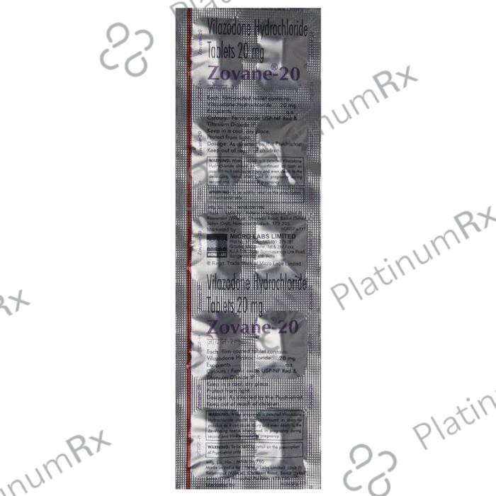 Zovane 20 Tablet