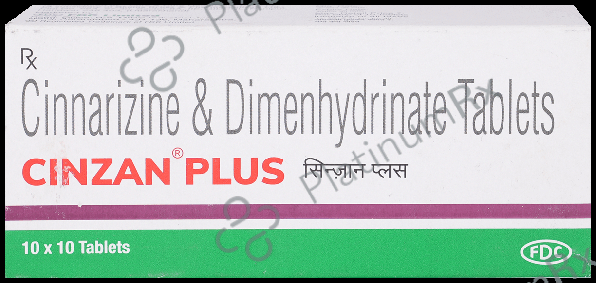 Cinzan Plus 20/40mg Tablet 10s