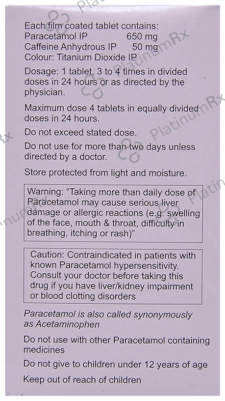 Pacimol Active Tablet 10 Tablet