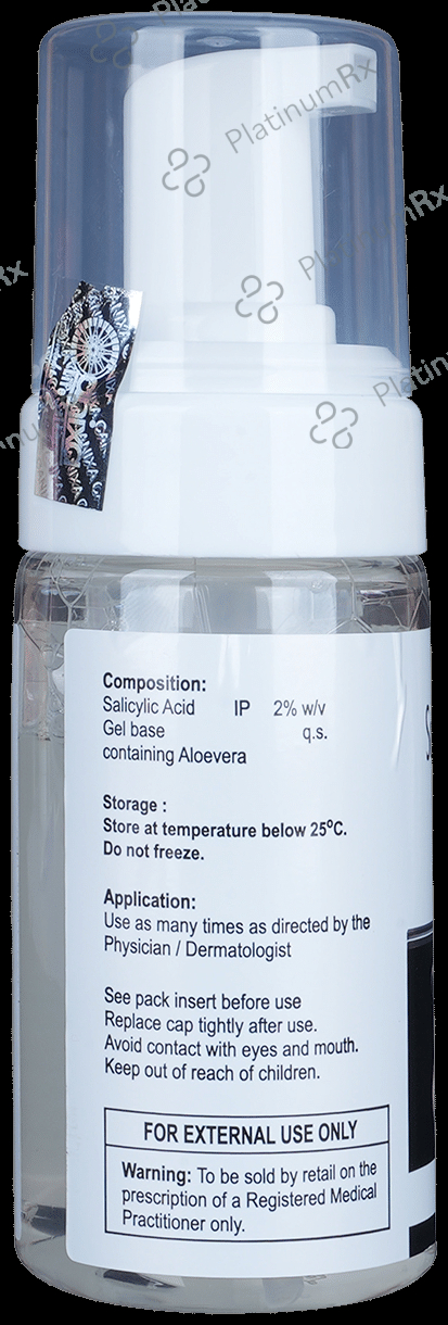 Zitcare 2% Foam Wash Gel 100ml