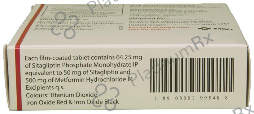 Istamet 50/500mg Tablet 15s