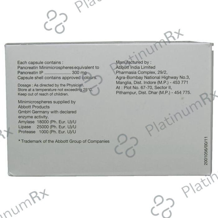 Creon 25000/300mg Capsule 10s