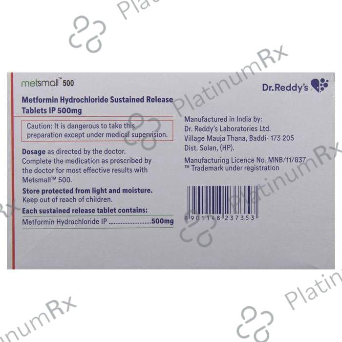 Metsmall 500 Tablet SR