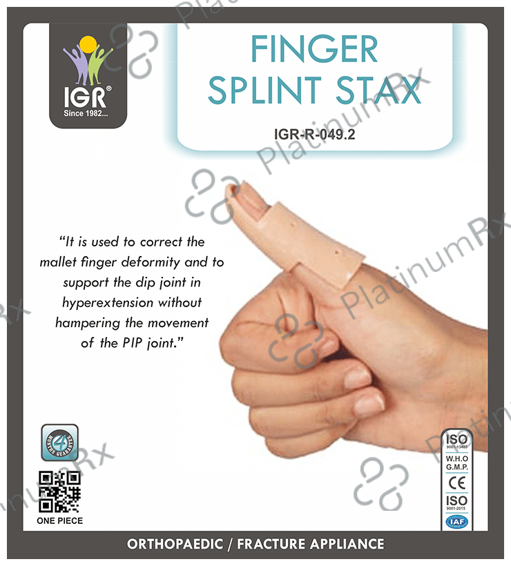 IGR Finger Splint Stax Beige Large
