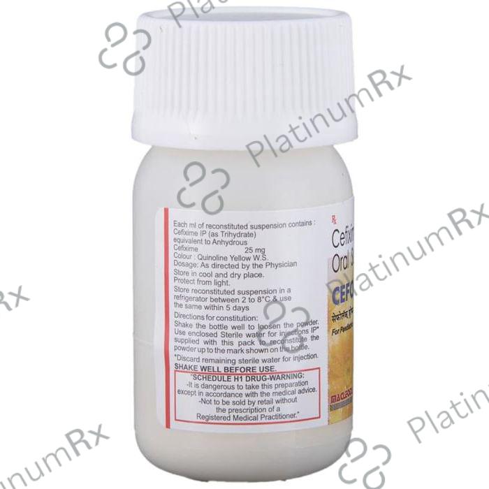 Cefolac 25mg Oral Suspension 10ml
