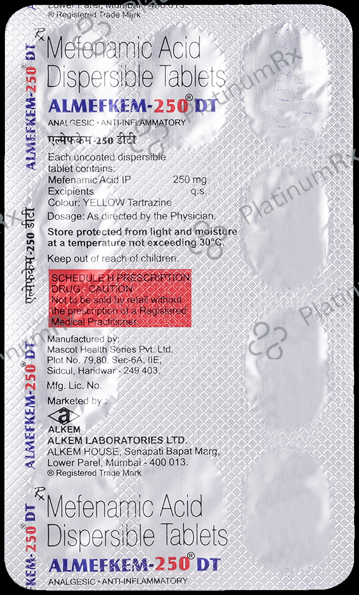 Almefkem 250mg Tablet