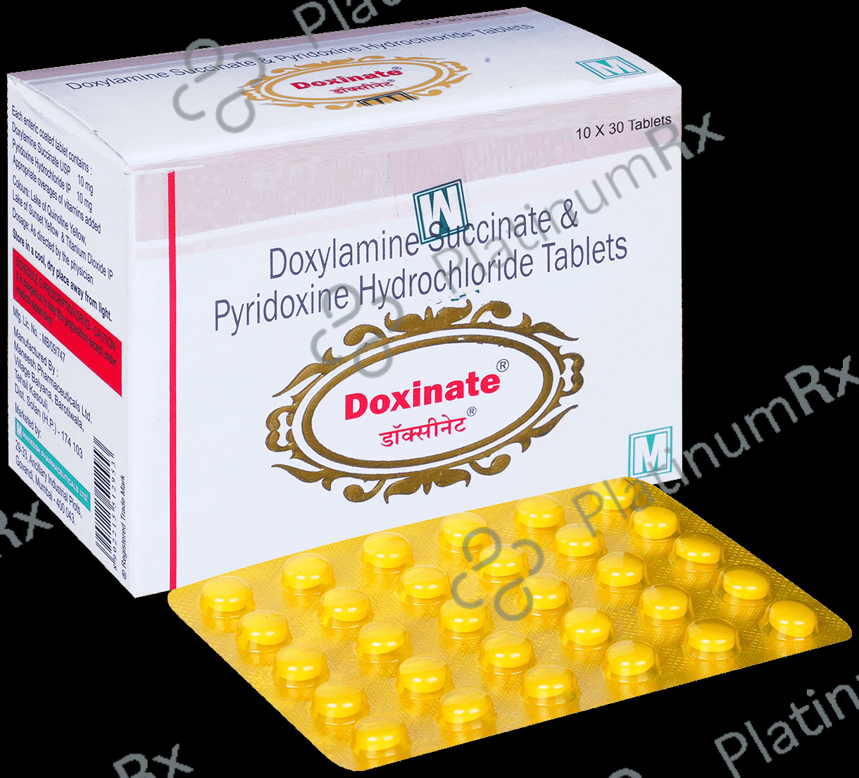 Doxinate 10/10mg Tablet 30s