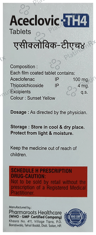 Aceclovic-TH 4 Tablet