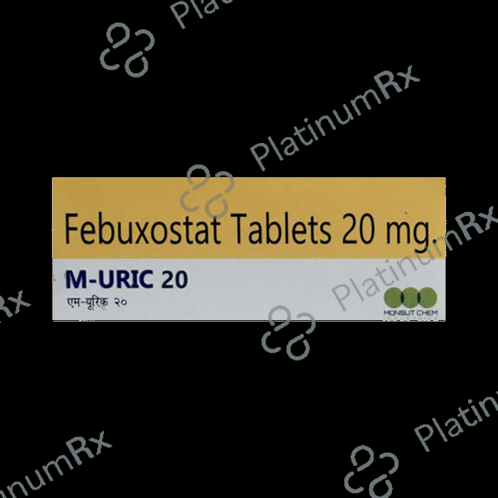 M Uric 20mg Tablet