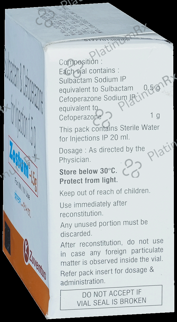 Zostum 1.5gm Injection 1s