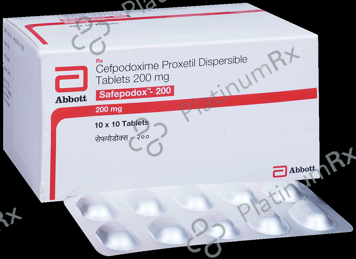 Safepodox 200mg Tab DT 10s