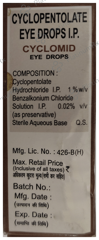 Cyclomid Eye Drop