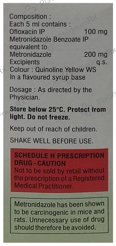 Diof DS 200/100mg Oral Suspension 60ml