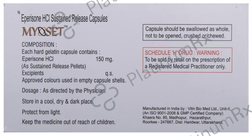 Myoset Capsule SR