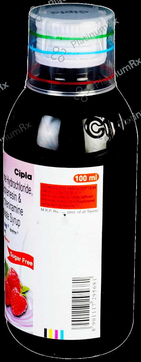 Cheston Expectorant Raspberry Sugar Free 100 Syrup